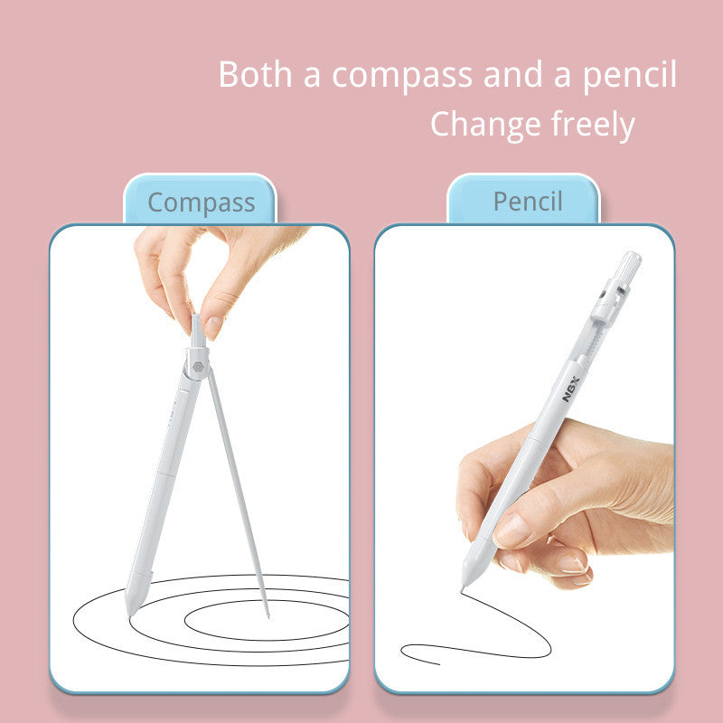 Multifunctional Compass Dual-use Mechanical Pencil For Drawing