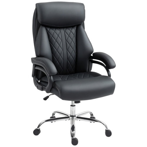 Spring Padded Faux Leather Office Chair
