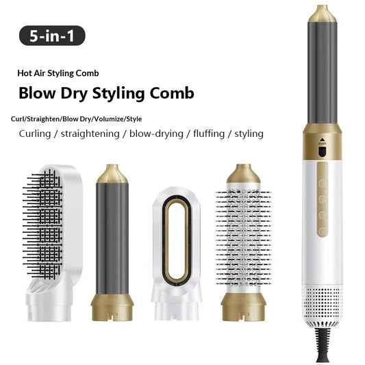 5-in-1 Automatic Curling Iron, Electric Rotation, No Hair Damage, Multifunctional