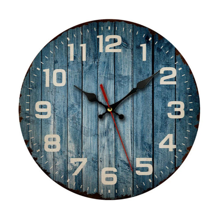 Simple Wood Grain Digital Density Plate Clock