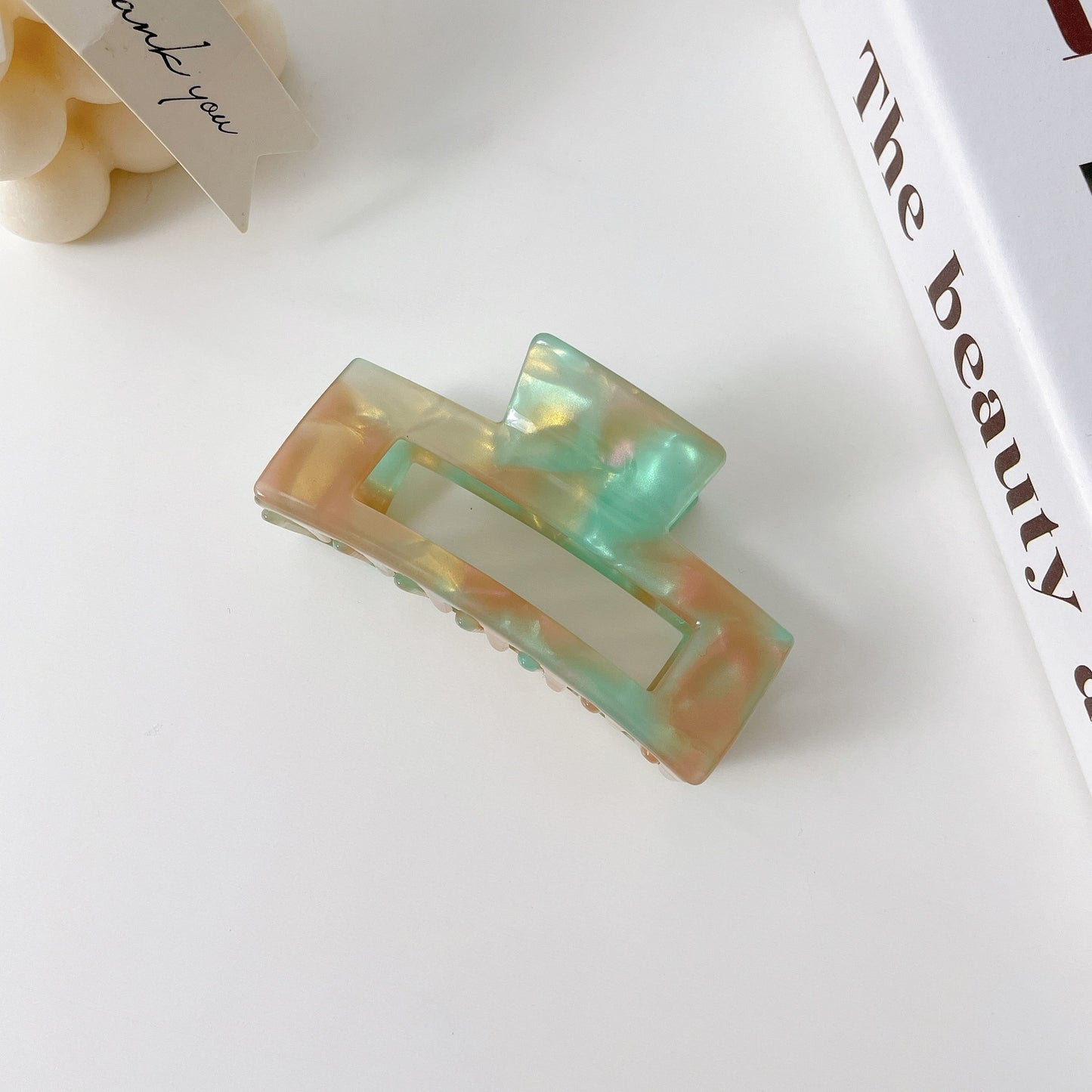 Simple Hair Clip Square Hair Accessories Girl Grip