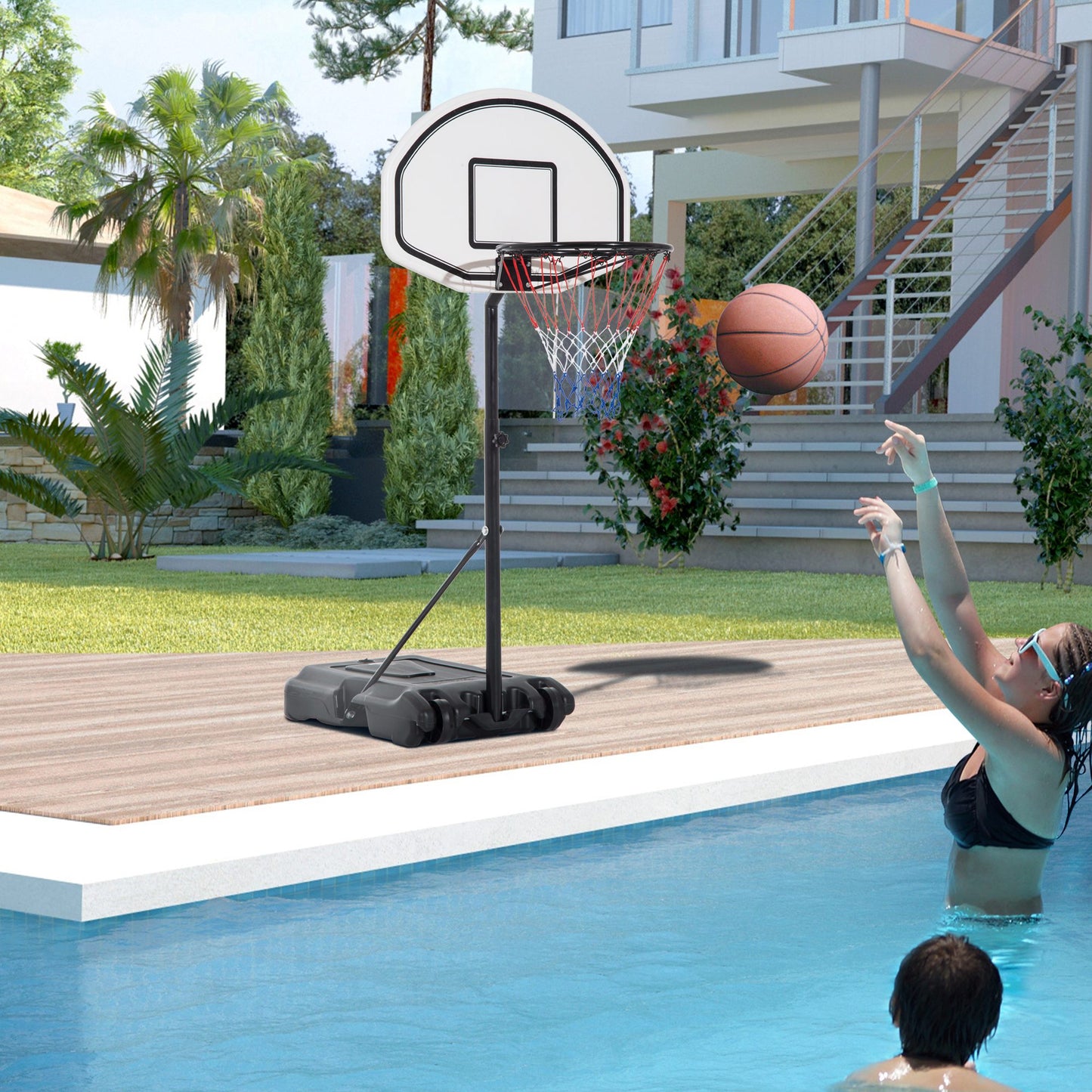 Height Adjustable Basketball Hoop