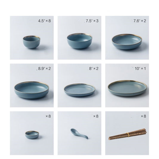Home Simple Nordic Ceramic Tableware Set