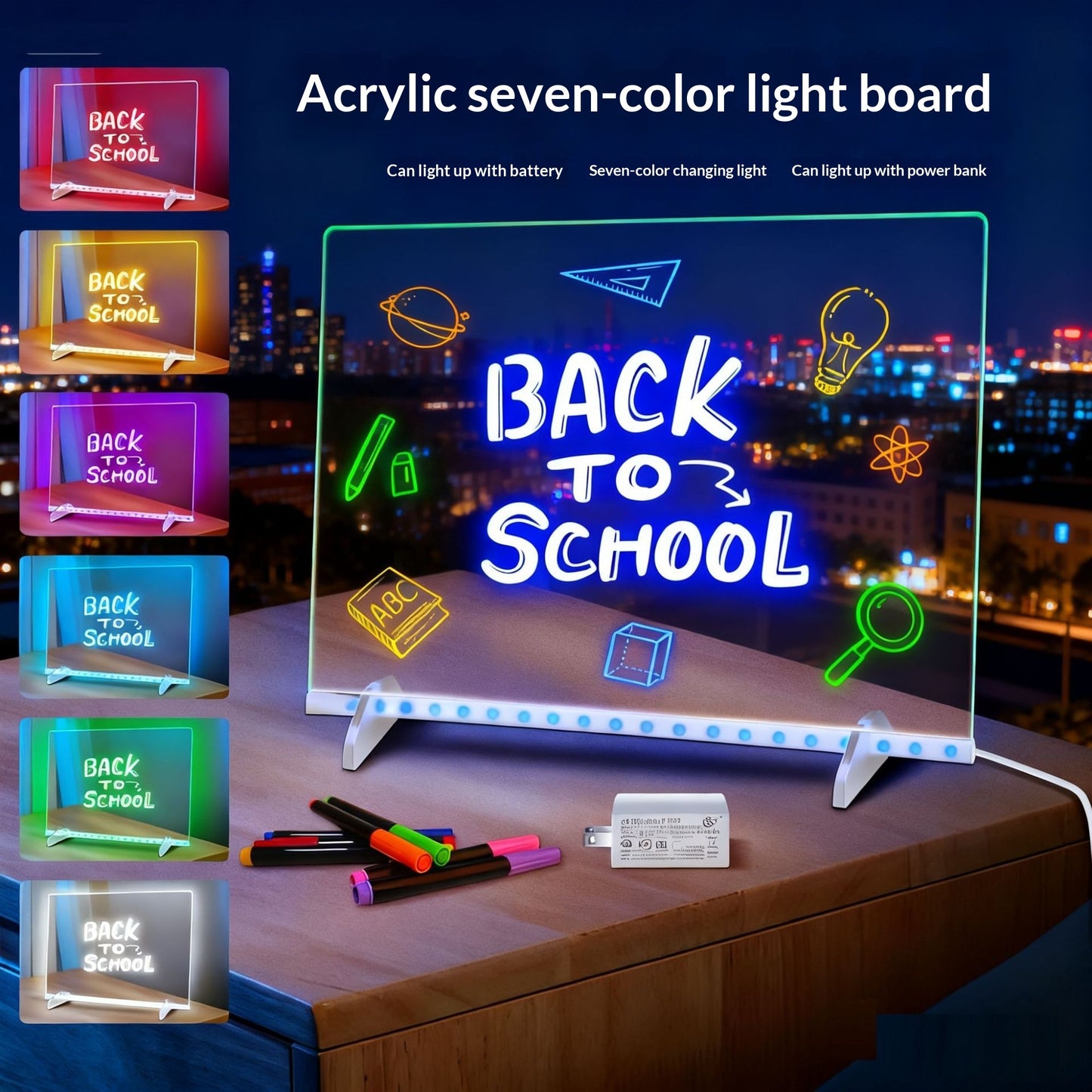 Display Board Stall LED Electronic Fluorescent Board