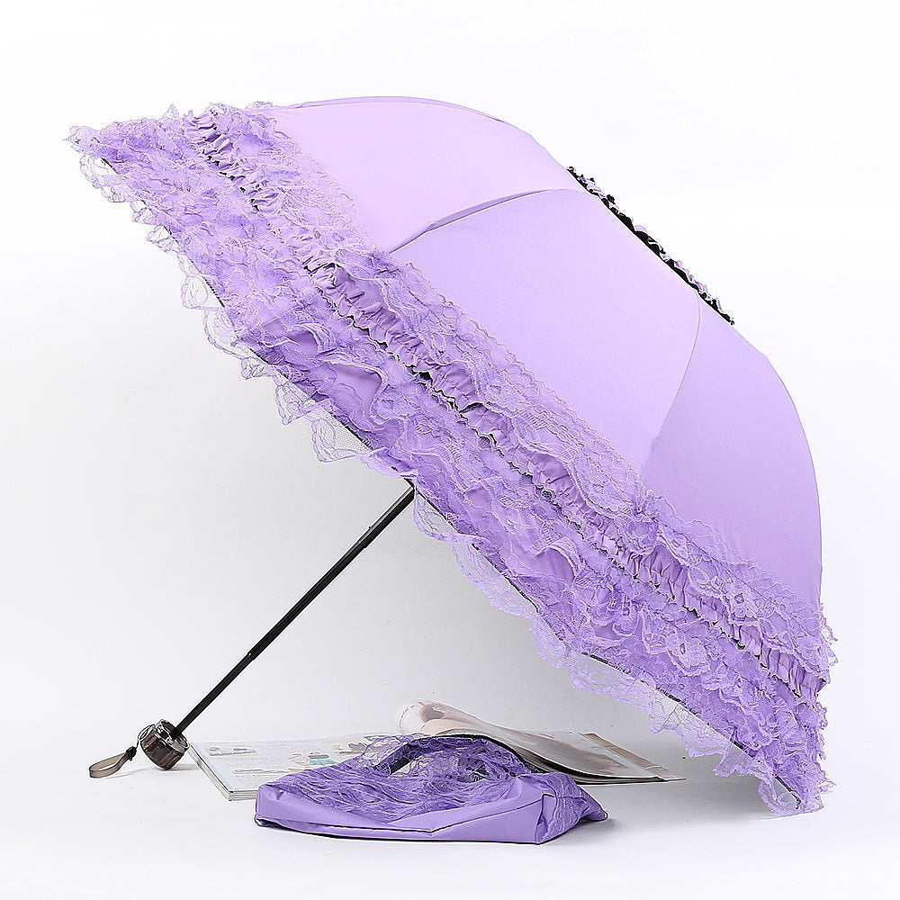 Princess Umbrella Lace Sun Umbrella Sun Protection Sunshade