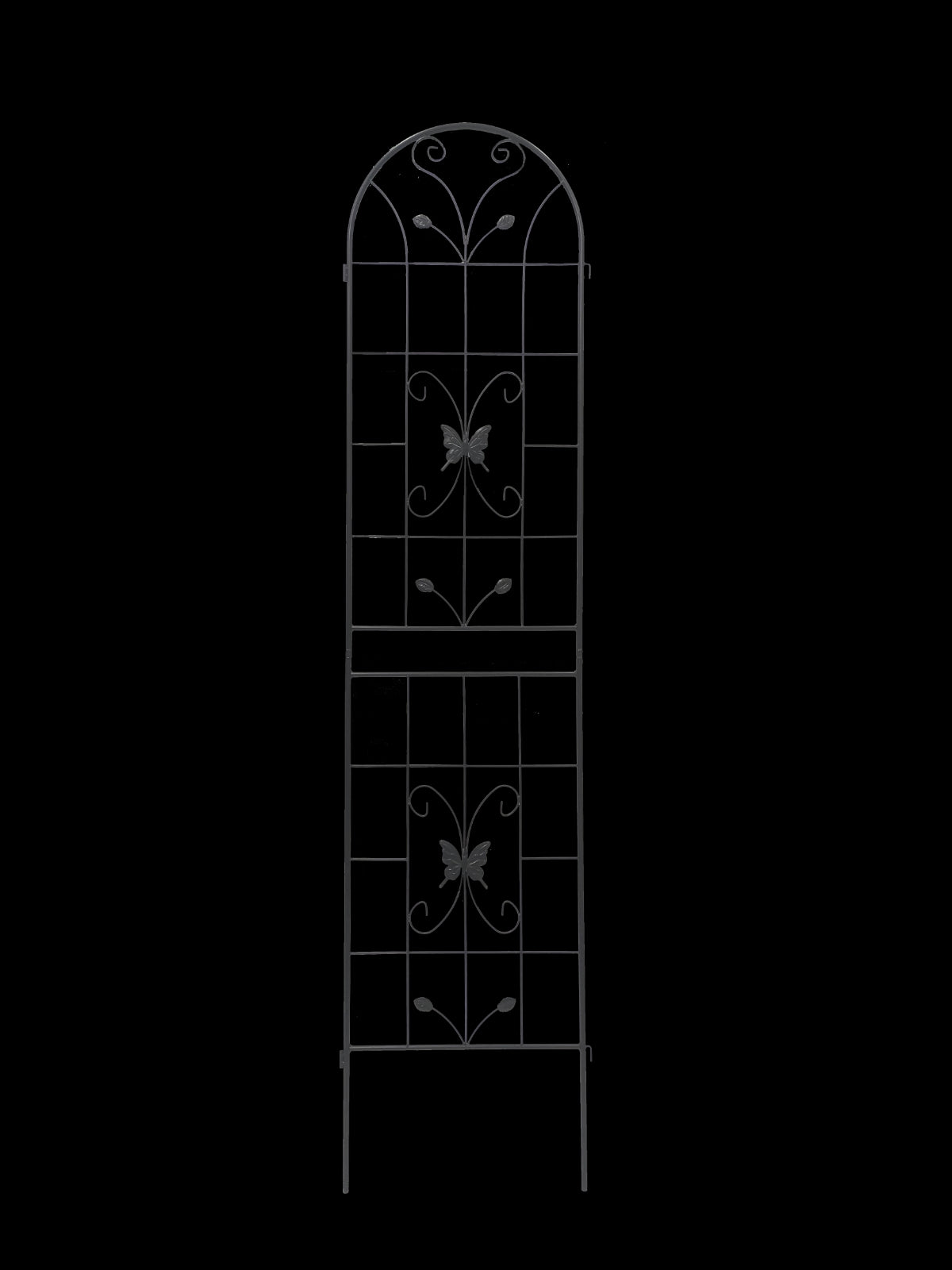 4 Pack Metal Garden Trellis 86.7x19.7Rustproof For Climbing Plants Outdoor