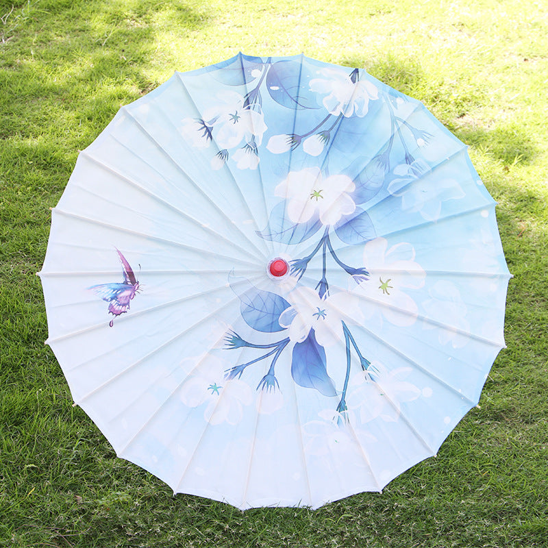 Umbrella Chinese Style Props Dance Printing Silk Umbrella
