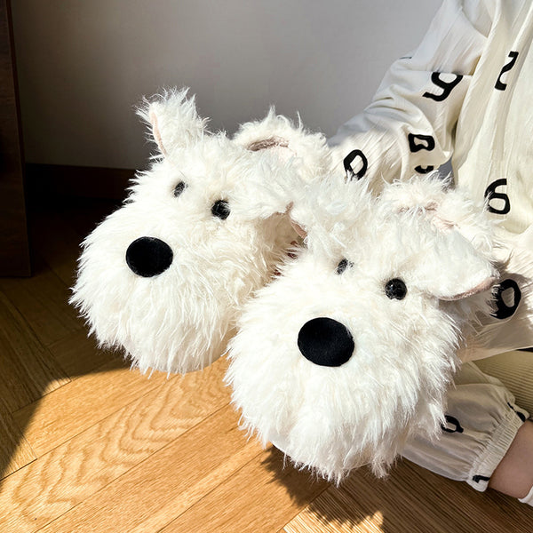 Puppy Fluffy Slippers