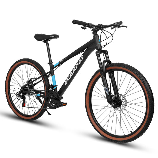 A27302 27 Inch Wheel Mountain Bike, 21-speed Disc Brake Trigger Transmission, Aluminum Frame Unisex Mountain Bike