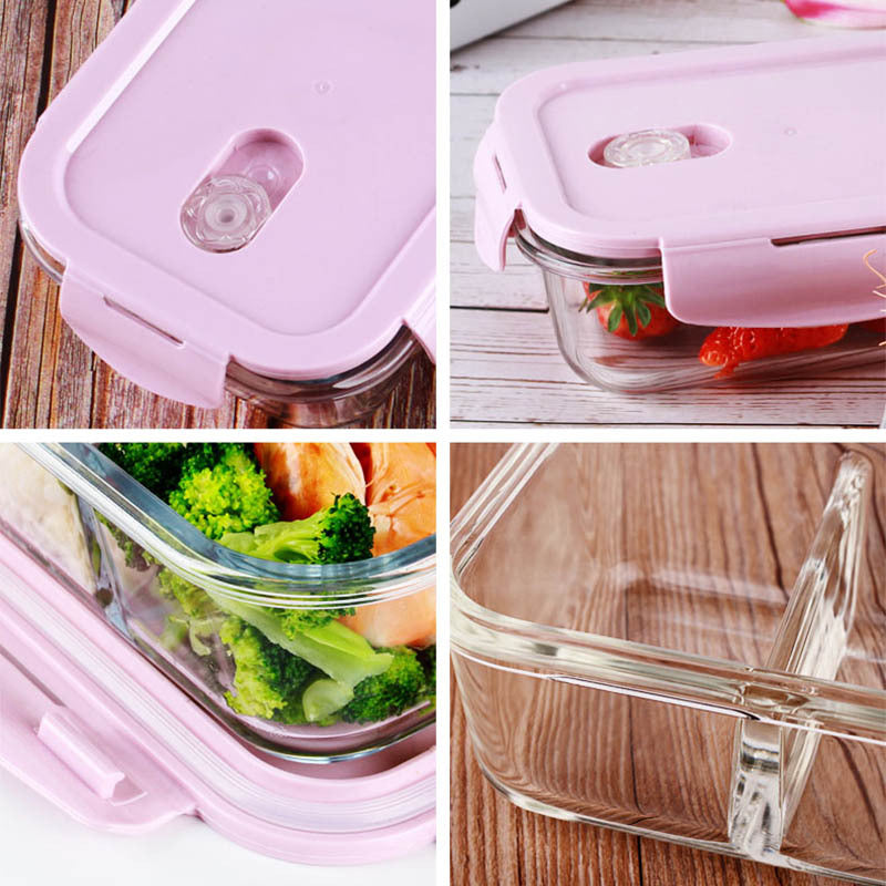 Microwaveable Glass Lunch Box For Office Workers