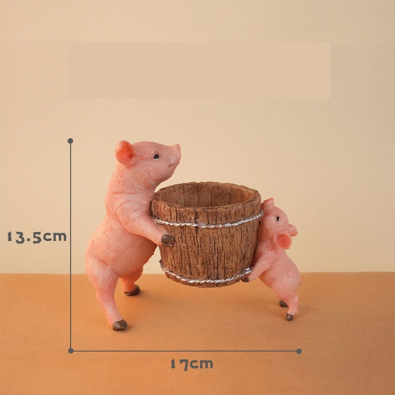 Succulent Decoration Gift Creative Piggy Flowerpot Decoration