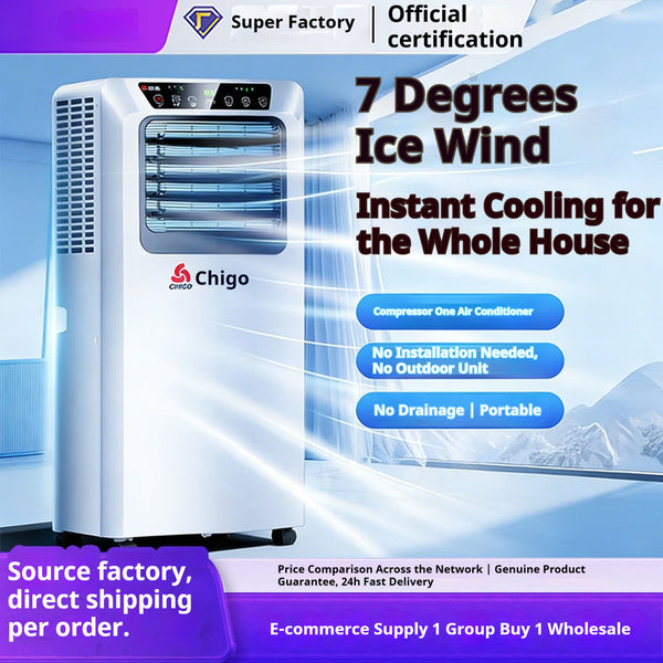 Portable Dual-Mode Mini Air Conditioner For Home Rentals