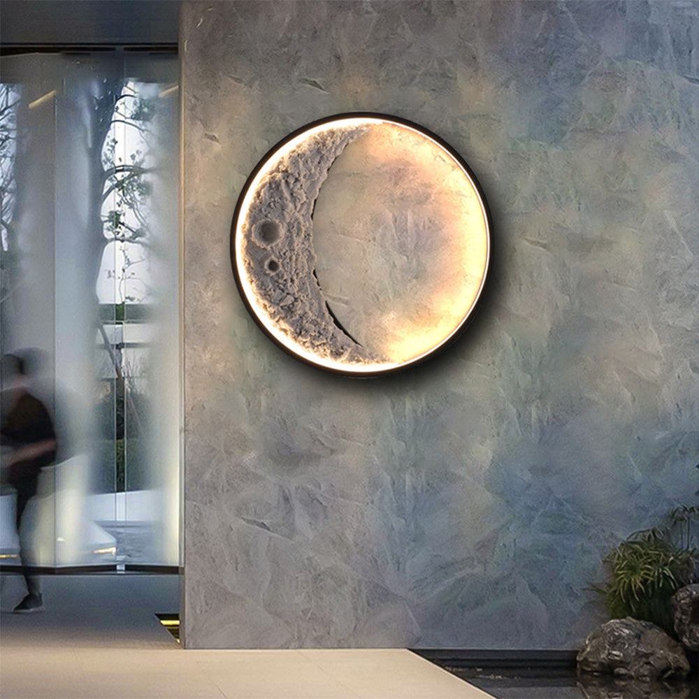 Living Room Bedroom Moon Wall Lamp Background Wall Decorative Lamp
