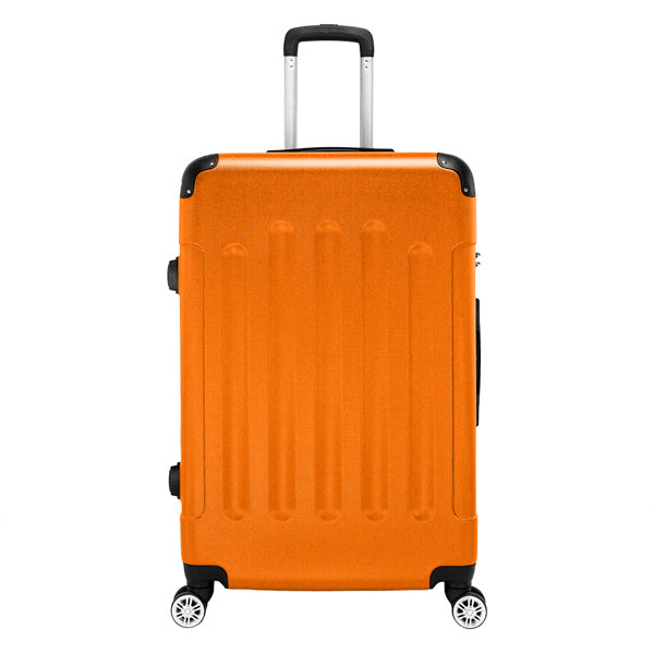 3-in-1 ABS Trolley 20 Zoll, 24 Zoll, 28 Zoll Orange