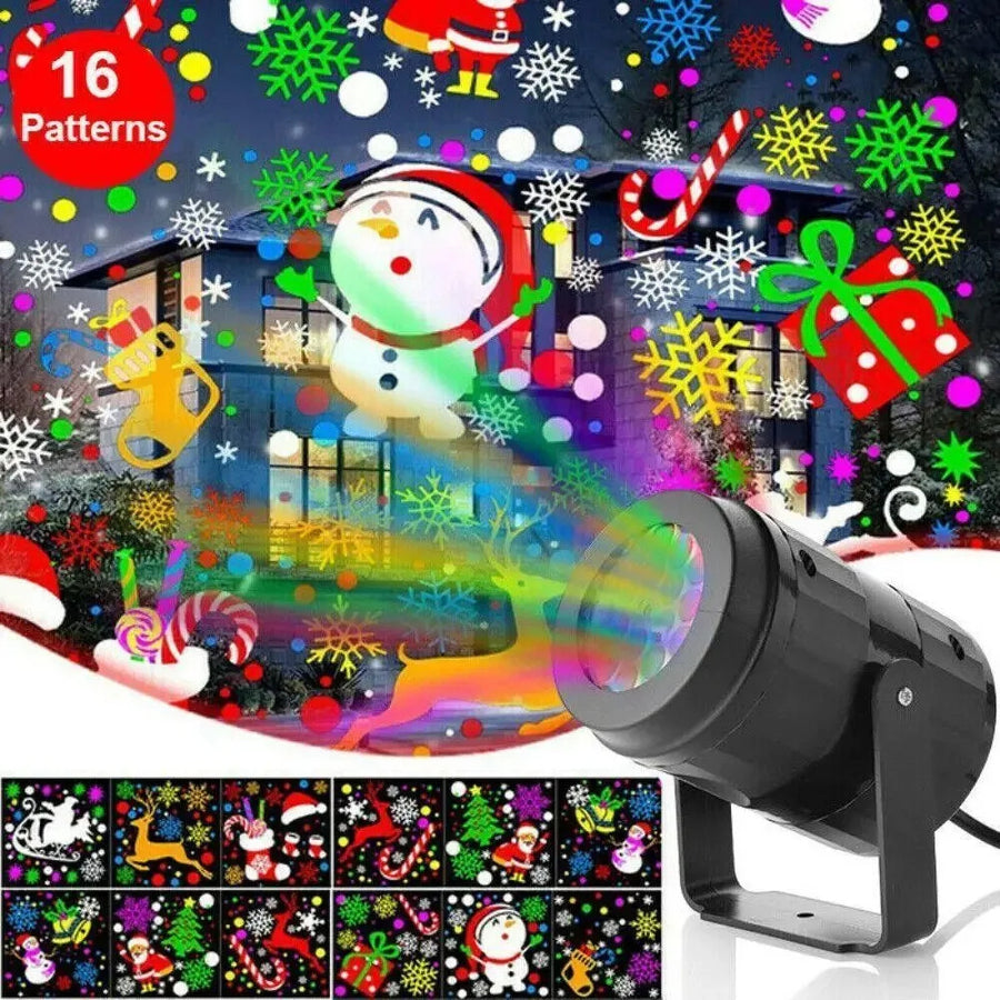 Christmas Party Lights Snowflak