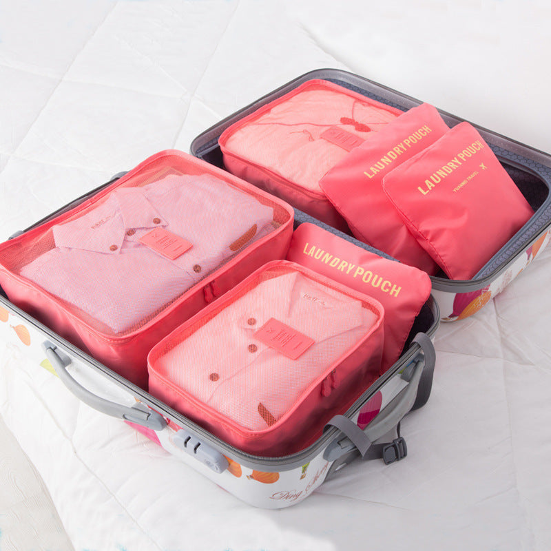 Travel Storage Bag Six Piece Set