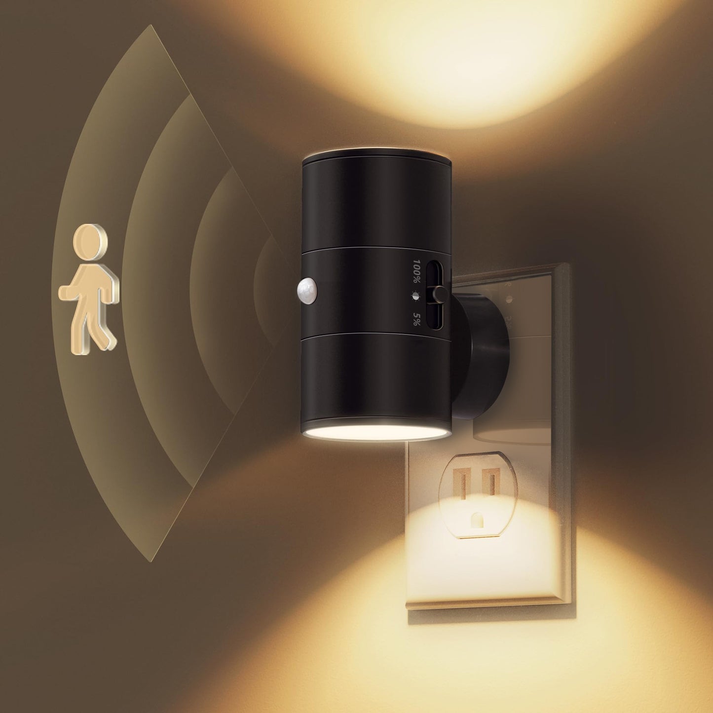 Light Control 2-in-1 Sensor Plug LED Ambient Light