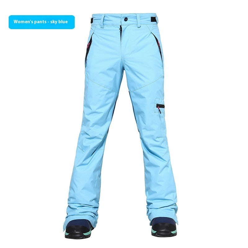 Ski Pants Snow Waterproof Wind Thermal Slim Fit Ski Suit