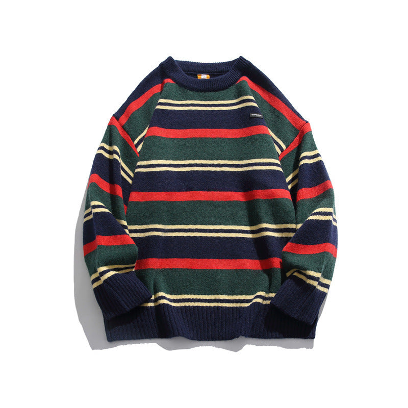 Striped men's sweater