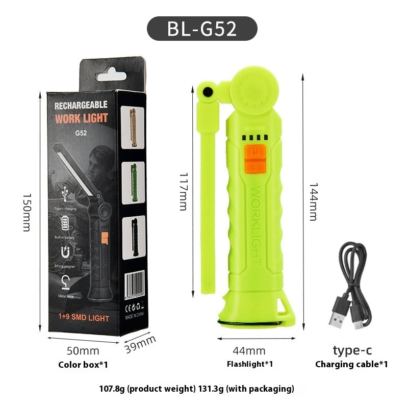 USB Multifunctional COB Magnet Auto Repair Work Light