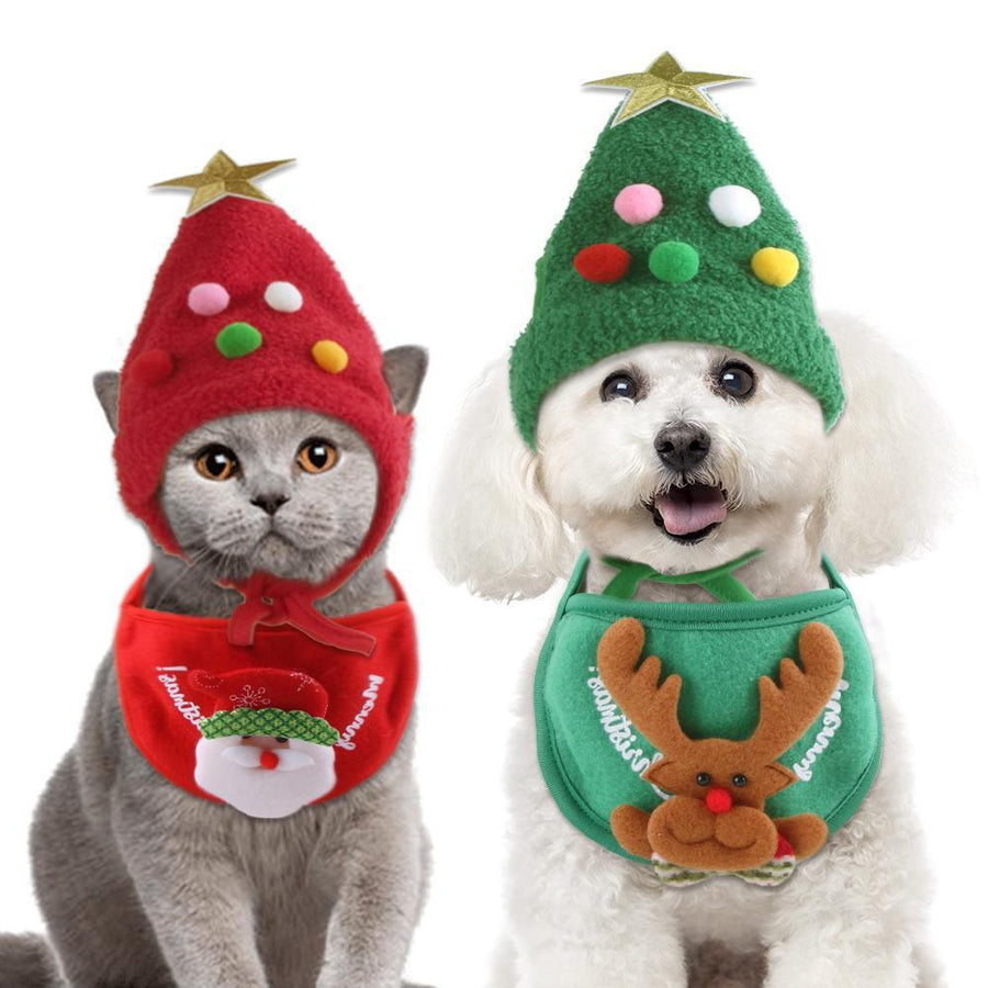 Weihnachtsmütze für Haustiere