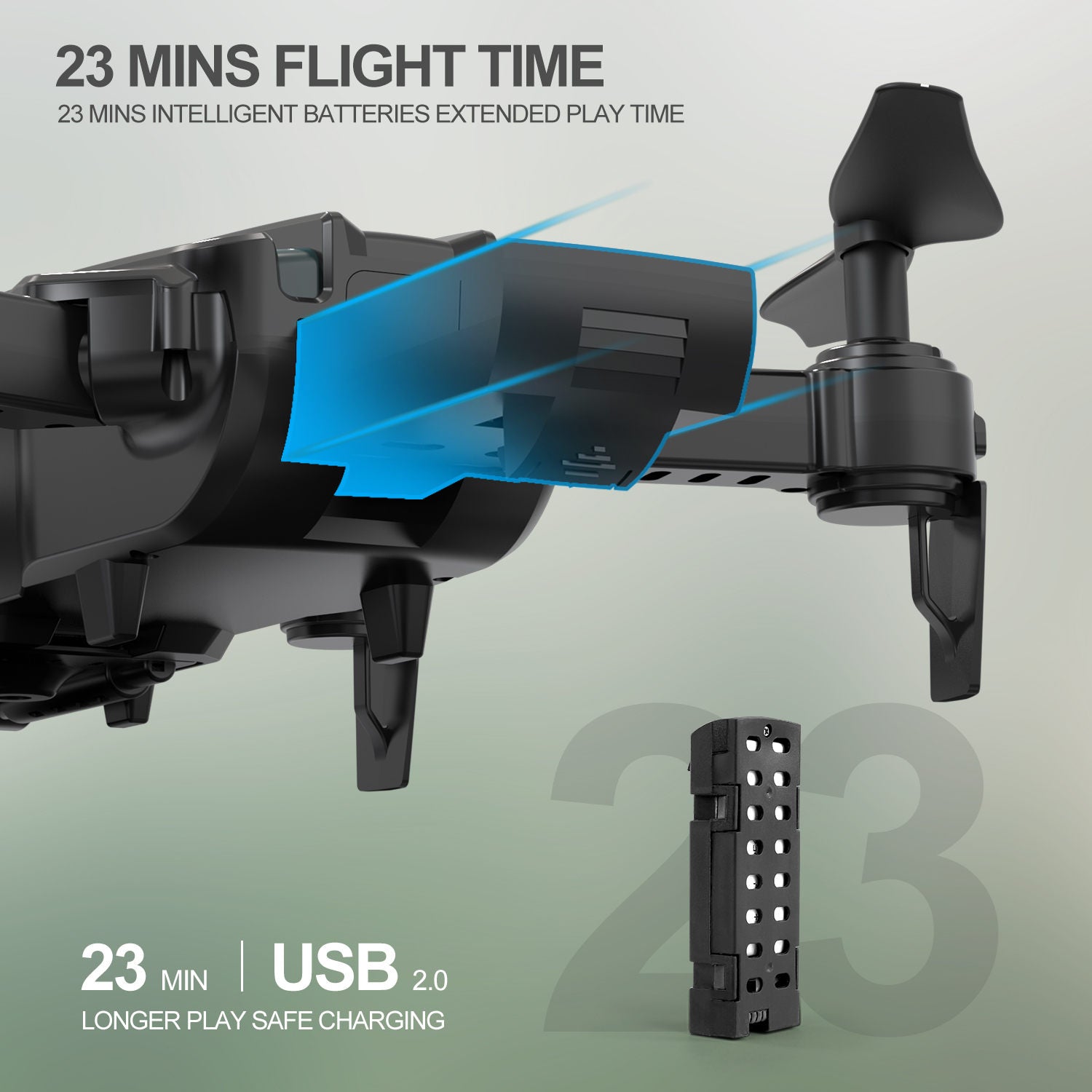 H11 four -axis drone with 1080P camera (fixed high hover+one -click roll+palm control+low -electricity reminder+gesture photo/video+button calibration/take -off/flip) Time body lights red flash should replace battery long battery life dual battery black