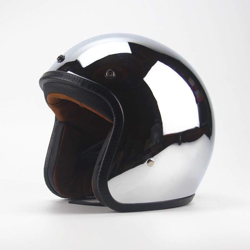 Retro Battery Electric Vehicle Helmet Mirror Reflective