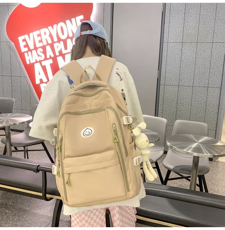 Schoolbag Female College Student Primary School Student High School Student Large-capacity Backpack