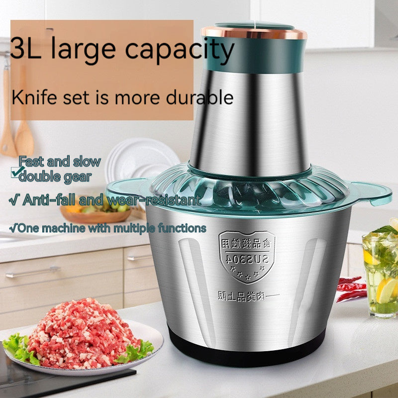 Multi-functional Household Meat Grinder Large Capacity Stainless Steel Electric