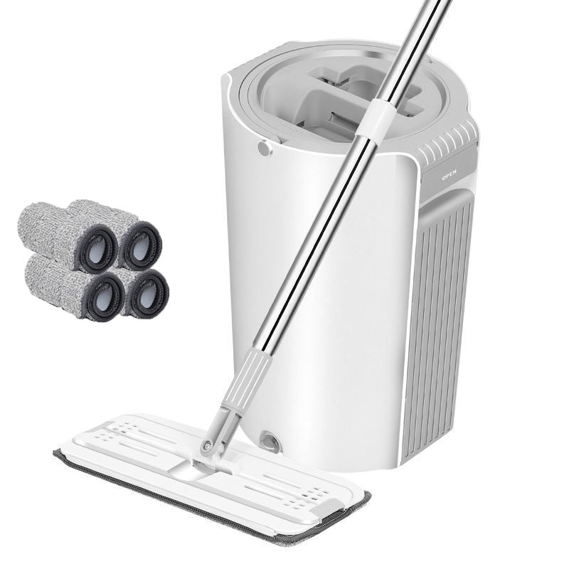 Hand-free Household Mop Wet And Dry Flat Set