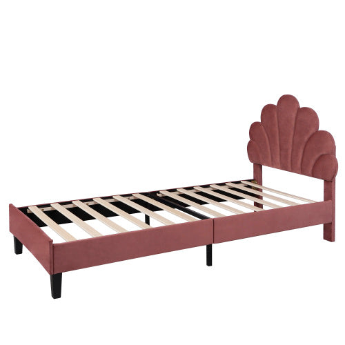 Linen Material With Metal Frame Bed Frame