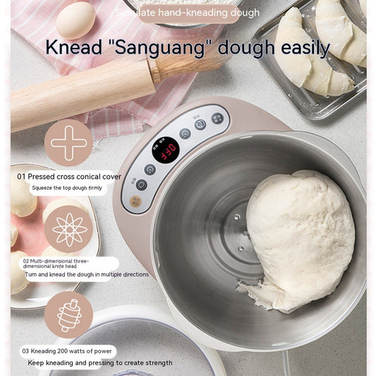 Máquina para hacer fideos totalmente automática de acero inoxidable con capacidad de 5 litros