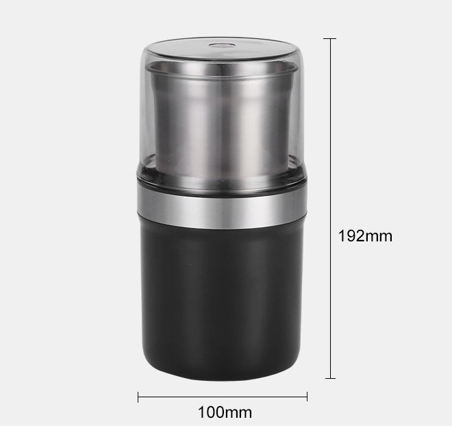 Electric Handheld Coffee Bean Grinder Household Portable Stainless Steel