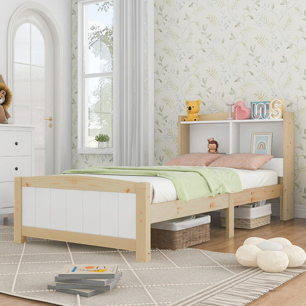 Einzelbett Aus Massivholz