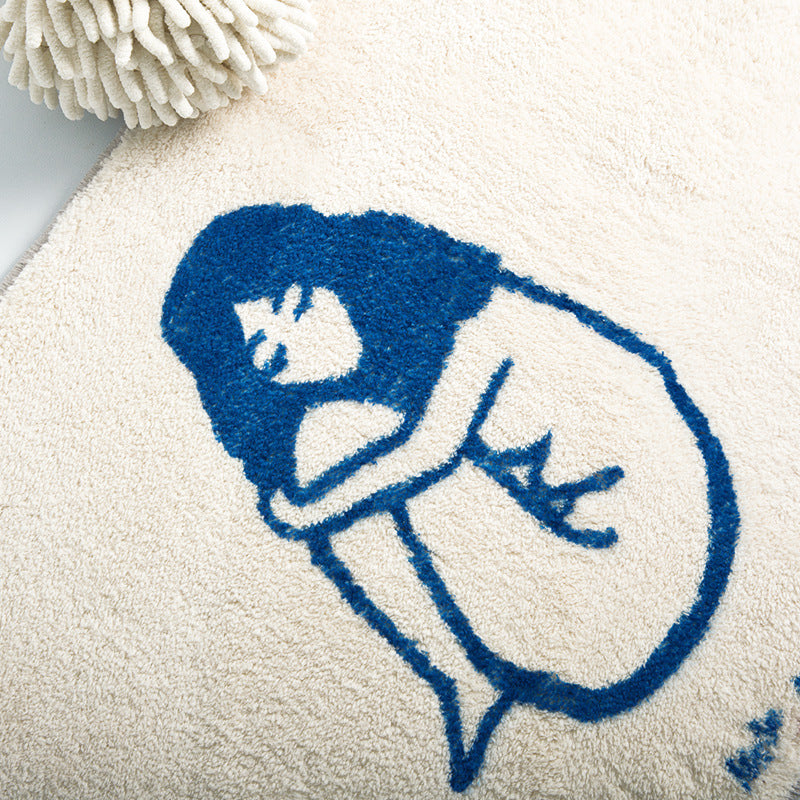 Stall Bathroom Thickening Carpet