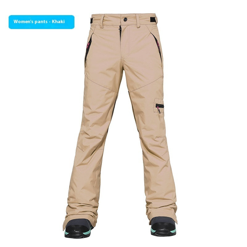 Ski Pants Snow Waterproof Wind Thermal Slim Fit Ski Suit
