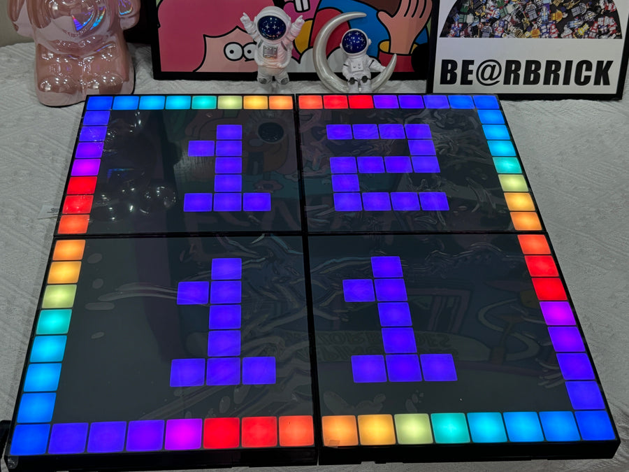 Zusammenfügen von Pixelbildschirmen Nahtlose TV-Wand